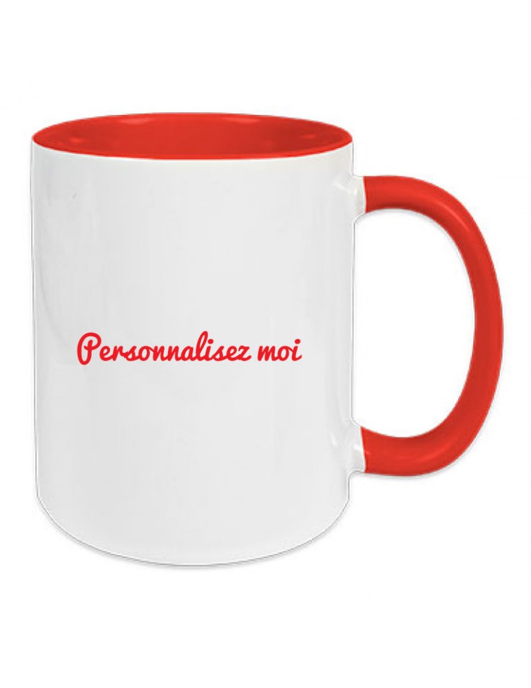 mug céramique rouge personnalisable mug céramique rouge personnalisable