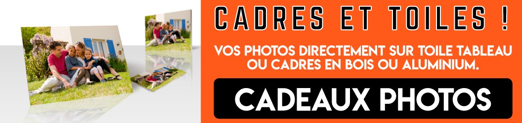 Cadres et toiles personnalisables